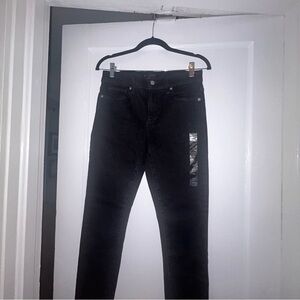 Womens Banana Republic Black vintage stretch skinny Jeans sz 27/4 petite NWT